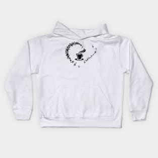 COFFEE HEART Kids Hoodie